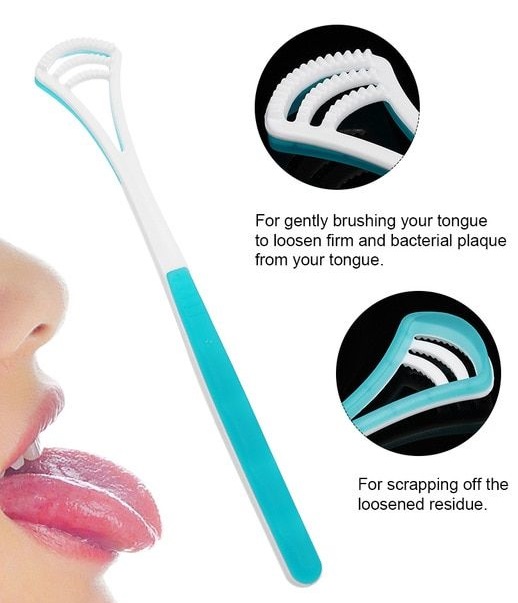 زبانتان را مسواک بزنید درمان بوی بد دهان brushing-your-tongue